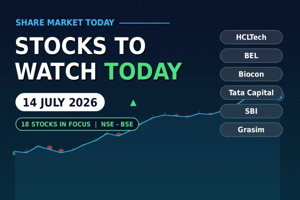 stocks-to-watch-today-14-july-2026-hcltech-bel-biocon-tata-capital-sbi-grasim/
