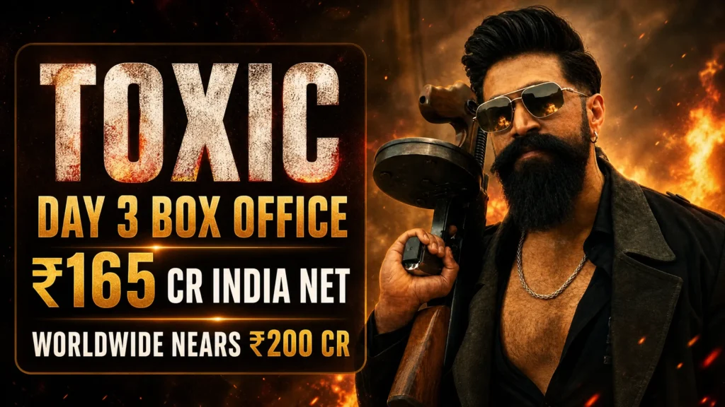 Toxic box office collection day 3, Yash in a still from Toxic, A Fairy Tale for Grown Ups