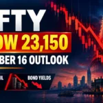 Nifty and Sensex market outlook chart showing support and resistance levels for September 16